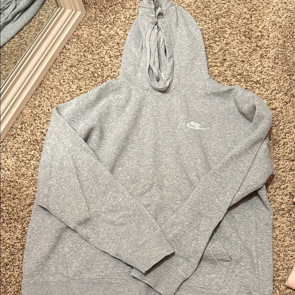 Nike Other - Nike Men's Light Gray Hoodie